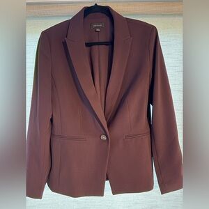 Ann Taylor Size 8 Maroon Blazer